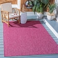thumbnail image 2 of Safavieh Courtyard Mitre Geometric Indoor/Outdoor Area Rug, Red, 6'7" x 9'6", 2 of 11