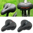 thumbnail image 1 of Cheers.US Comfortable Bike Seat Wide Bicycle Seat Cushion for Men Women Comfort Memory Foam Waterproof Bicycle Saddle Replacement Universal Fit Thicken Breathable Saddle Pad Cushion, 1 of 7