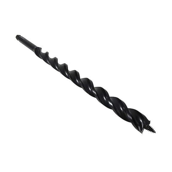 Wood Owl Tri-Cut Auger Bit 5/8" x 12" - Ultra Smooth, Coated, Hex Shank