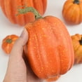 thumbnail image 2 of Fall Pumpkin Decor,7/8PCS Assorted Size Fake Pumpkin Fall Decorations,Artificial Pumpkins Harvest Pumpkins for Fall Autumn Halloween Thanksgiving Decorations, 2 of 8
