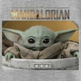 thumbnail image 2 of Girl's Star Wars: The Mandalorian The Child Bassinet  Graphic Tee Athletic Heather X Small, 2 of 5