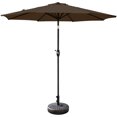 thumbnail image 1 of Parasol de Marché de Table de Patio de 9 Pieds avec Base Ronde en Bronze, 1 of 6