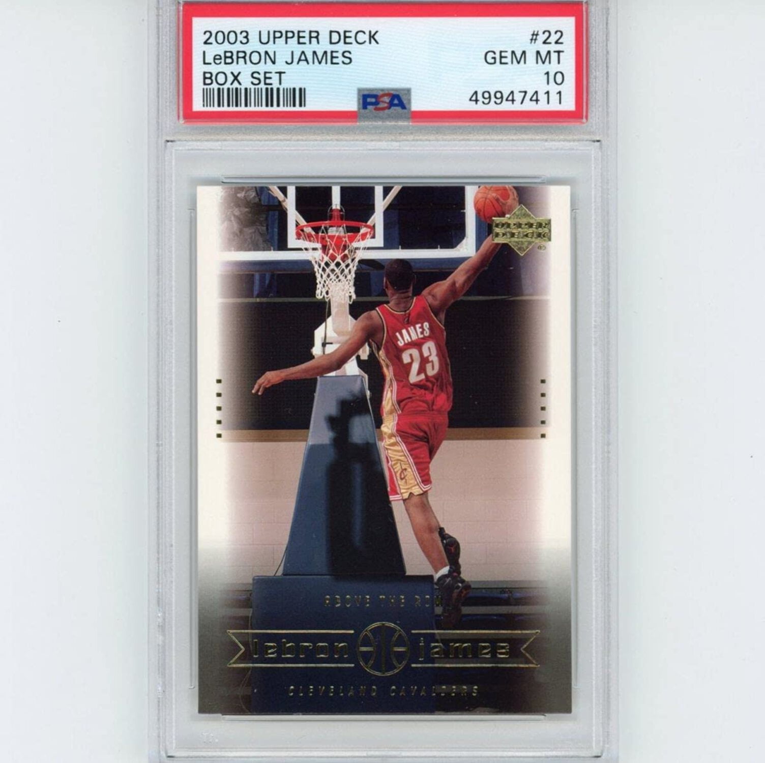 Graded 2003-04 Upper Deck LeBron James #29 Box Set Rookie RC