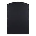 thumbnail image 5 of Kate and Laurel Forsyth Farmhouse Arched Windowpane Wall Mirror, 24 x 36, Black, Decorative Traditional Window Mirror with 16 Individual Panes for Stylish Home Decor, 5 of 8
