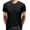 Black, variant on Njoeus Mens Shirts Mens Undershirts Men Button Up Short Sleeve Casual Round Neck Athletic Workout T Shirt Solid Color Blouse On Clearances
