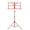 Red, variant on Miangastore Folding Music Sheet Tripod Stand Metal Music Stand Holder for Carrying Guitar Parts and Accessories (Yellow)