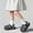 Black, variant on Floleo Kids' Closed-Toe Woven EVA Sandals, Lightweight Non-Slip Thick Sole Breathable Summer Outdoor Shoes (Black,12-15 Months)