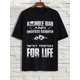 thumbnail image 1 of Camiseta suave lavable a máquina. Camiseta informal con estampado de letras para hombre. Algodón suave, cuello redondo, manga corta. Lavable a máquina. Perfecta para todas las estaciones., 1 of 6