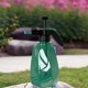 thumbnail image 1 of Botella de spray para lavado de coches 1.5L | Pulverizador de espuma de plástico transparente engrosado para jardín | Boquilla multiusos ajustable | Bomba manual de alta presión | Gris/Verde | 11,8, 1 of 6