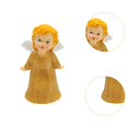thumbnail image 2 of Figura de ángel, estatua coleccionable, colección, estatua de ángel, figura abstracta, artesanías para entrada, gabinetes, decoración de estantes, 2 of 6