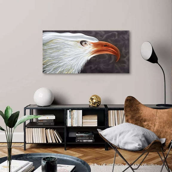 Watchful Eagle Metal Wall Art