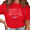 1-Red, variant on Giffimy Women's Green Retro American Flag Graphic Short Sleeve T-Shirt Loose Fit Top