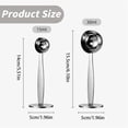 thumbnail image 3 of Stainless Steel Coffee Scoop & Tamper, 15ml Measuring Spoon for Espresso, 1 Tbsp Coffee Scoop with Flat Edge for Portafilter, Barista Tool for Coffee, 3 of 9