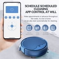 thumbnail image 3 of Robot Vacuum Cleaner and Mop All in One, Two in one Mopping Robot Vacuum with Water Tank and Dustbin, 2000 PA Suction, 80 Min-Running, Powerful Robotic Vacuum for Home Office Carpet Hardwoods, 3 of 7
