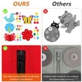 thumbnail image 4 of 5Pcs Non-woven Fabric Board Button Toys Kids Educational Preschool Plaything, 4 of 9