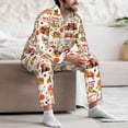 thumbnail image 7 of Lsque Fall Farm Pumpkin Pattern Long Sleeve Pajama Set for Men - Soft 2-Piece Sleepwear and Loungewear Set with Pockets, Comfy Nightwear-Large, 7 of 7