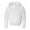 White, variant on NuBlend® Youth Hooded Sweatshirt