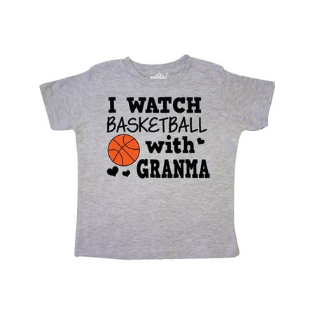 

Inktastic I Watch Basketball with Granma Gift Toddler Boy Girl T-Shirt