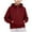 Red, variant on Boy's Long Sleeve Hoodies Casual Loose Hooded Sweatshirts Kids Quarter Zip Pullover with Kangaroo Pocket 5-15Y