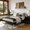 Black-K, variant on BSHTI Queen Size Faux Leather Platform Bed Frame with Wood Slats – Sturdy Solid Wood Construction, Waterproof & Easy to Clean, No Box Spring Needed, Under-Bed Storage Space, White
