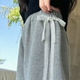 thumbnail image 4 of Xudanell Girls Pants Stretch Uniform Pants Trendy Girls Wide Leg Sweatpants Lightweight Loungewear, 4 of 6