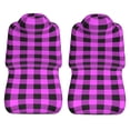 thumbnail image 5 of Fotbe Purple Black Buffalo Plaid Pattern Automotive Seat Covers for Cars Trucks and SUVs – Car Seat Covers for Front Seats,Protective Seat Covers,Vehicle Seat Covers, Set of 2, 5 of 9