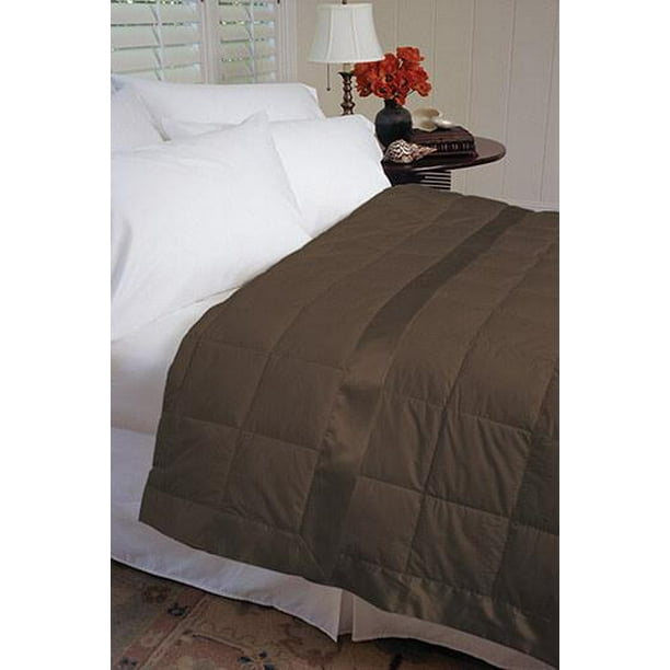 ExtraLight Summer Weight Down Blanket Chocolate / King