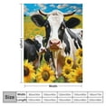 thumbnail image 4 of Shiartex  Cow Blanket Cows Gifts for Women Cow Print Blanket for Girl Women Birthday Gifts Farm Animal Cow Blanket Gifts for Couch Bed Sofa Soft Cozy Blanket, 4 of 6