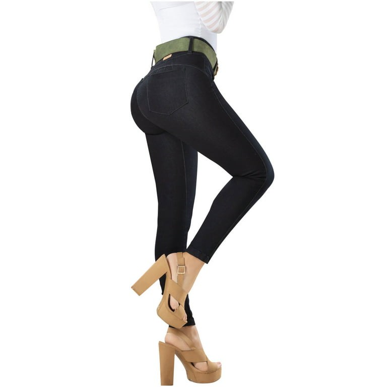 Jeans Dama Pantalones Mujer Colombiano Pompa Maxi Push Up