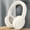 White, variant on Intelligent Noise Reduction Over Ear Wireless Bluetooth Headphones with HD Call Quality HiFi Sound 30 Hours Battery Life and AUX Cable - Perfect for Games
