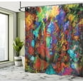 thumbnail image 5 of Ambesonne Abstract Art Shower Curtain, Woman Face, 69"Wx75"L, Multicolor, 5 of 5