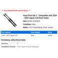 thumbnail image 2 of Hood Strut Set 2 - Compatible with 2004 - 2009 Jaguar XJ8 Base Sedan 2005 2006 2007 2008, 2 of 2