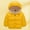 Yellow, variant on Toddler Girl Winter Coat Warm Puffer Jackets Kids Zip up Long Sleeve Thicken Windproof Jacket Outwear Hooded Jackets Toddler Boys Jacket 2-3 Years
