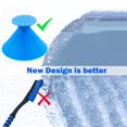 thumbnail image 4 of Ice Scraper - 4 Pack Round Magic Ice Scraper for Car, Magical Round Windshield Ice Scraper, Cone-Shaped Ice Scraper with Funnel Car Windshield Snow Removal Tool, 4 of 7