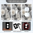 thumbnail image 3 of Light Switch Cover Switch Plate Outlet Cover Plug Cover for Electrical Toggle Switch Ink Wash Style Roses, 3 of 6
