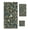 Olive, variant on Boho Purple Floral Towel Set of 3, Soft Microfiber Bath Towels, Hand Towel, Washcloths, Farmhouse Botanical Vintage Paisley Flower Quick-Dry Absorbent Towels for Bathroom Kitchen Hotel Beach Gym Spa
