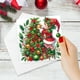 thumbnail image 5 of Tarjetas Hechas A Mano Likrtyny DIY con pintura diamantes tarjetas felicitación 6 Uds Feliz Navidad, 5 of 9