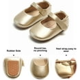 thumbnail image 4 of Soft Sole Baby Shoes - Infant Baby Walking Shoes Moccasins Rubber Sole Crib Shoes, 4 of 6