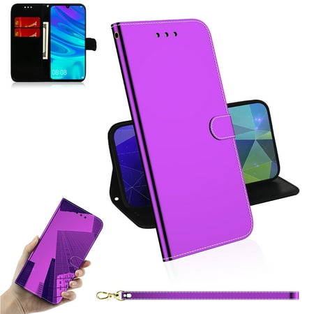 For Huawei Enjoy 9s / Honor 10i / 20i / 20 Lite / P Smart Plus 2019 Mirror-like Magnetic Flip Case