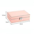 thumbnail image 3 of Joyero de gran capacidad YONGSHENG de PU con cerradura, 3 of 3