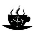 thumbnail image 4 of Reloj de pared colgante con forma de taza de café, adorno decorativo ligero y silencioso, ideal para cafetería, oficina, bar, salón y regalo., 4 of 9
