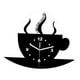 thumbnail image 4 of Reloj de pared colgante con forma de taza de café, ligero, decorativo, silencioso, para cafetería, oficina, bar, sala de estar, regalo, 4 of 9