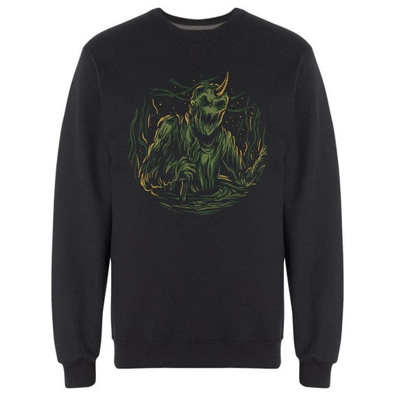 Horned Swamp Creature  Sweatshirt Men -Image by Shutterstock, Male Large