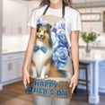 thumbnail image 4 of Shetland Sheepdog Proud Dad Happy Father's Day Apron Sheltie Dog Lover Gifts for Cooking Grilling Baking Painting Gardening - 02008, 4 of 5
