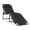 Black, variant on Yunken Foldable Reclining Lounge Chair with Adjustable Backrest and Extended Footrest, Portable Outdoor Recliner for Patio, Beach, and Backyard Relaxation