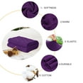 thumbnail image 2 of Cotton Knitted Cable Throw Blanket, 50" x 60", Purple, 2 of 6