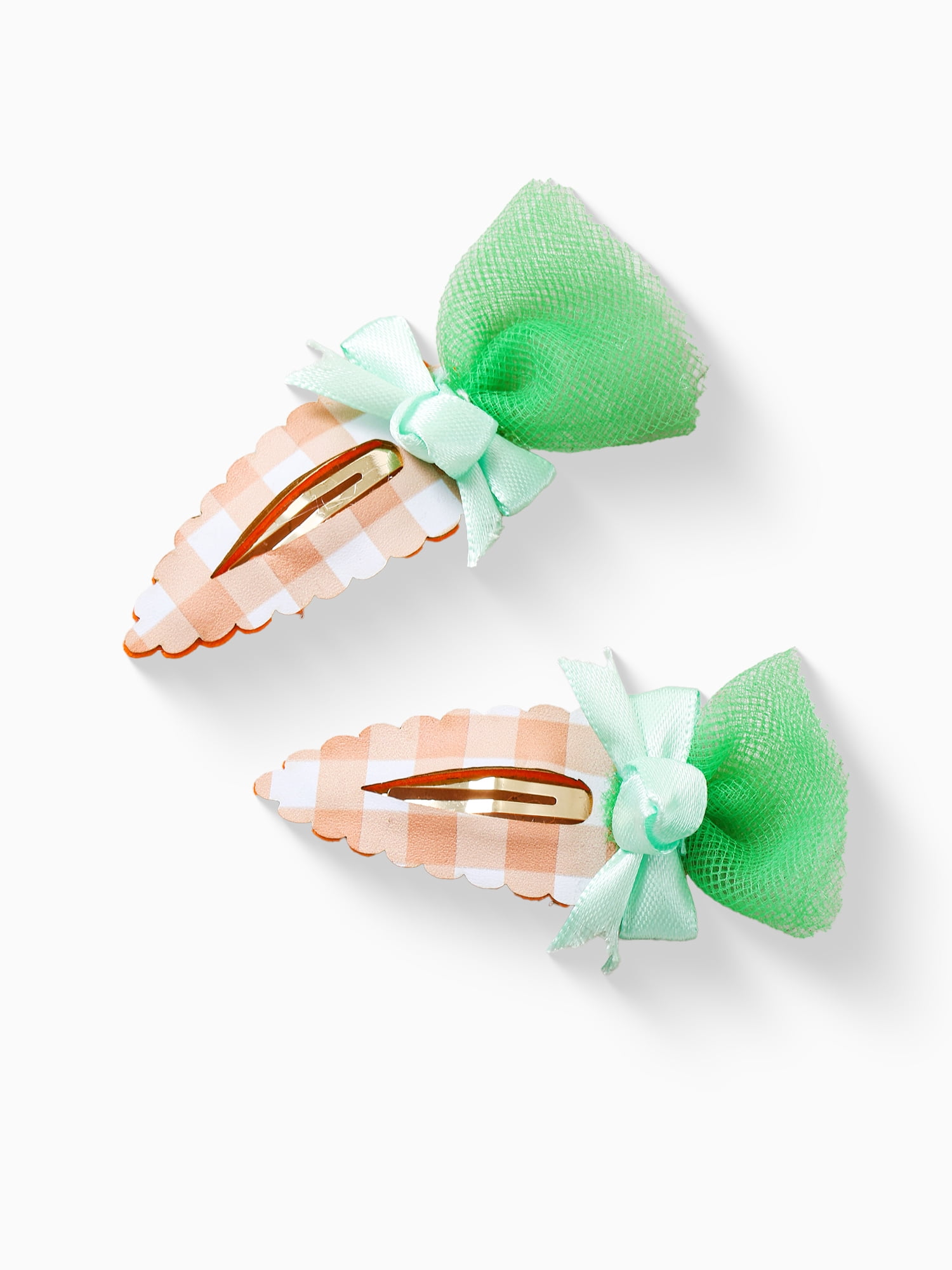 Way to Celebrate Easter Carrots Hair Clips, 1 Pair