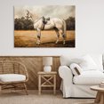 thumbnail image 3 of Stupell Industries Rustic Lodge White Mare with Saddle Canvas Art, 45 x 30, by Petals Prints Design, 3 of 8