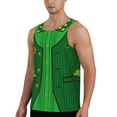 thumbnail image 2 of Rateoe St Patrick's day Pattern Sleeveless Gym Shirt Muscle Tee Breathable Workout Shirt Slim-Fit Tank Quick Dry Fit Muscle Tank Top Bodybuilding Sleeveless T Shirt-XX-Large, 2 of 7