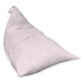 thumbnail image 2 of Abstract Lounger Chair Bag, Simplistic Round Shaped Geometric Circles Symmetric Mosaic Mesh Art, High Capacity Storage with Handle Container, Lounger Size, Dried Rose and White, by Ambesonne, 2 of 5